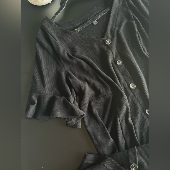 Torrid Black Small Rib Hi-Lo Knit Dress Size 1XL EUC - Picture 9 of 9